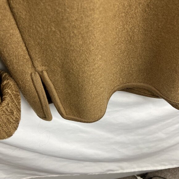 Geiger Austrian-Made Boiled Wool Camel-Coloured Coat Womens Size 10 or M - Picture 9 of 12